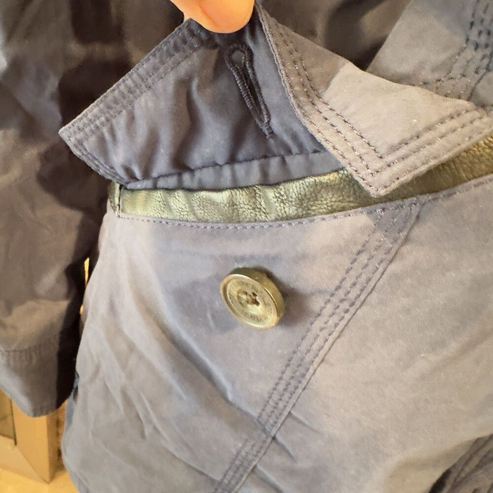 Y2K Abercrombie and Fitch NWT Military Style Jacket S Vintage Fur Trim . NWT ! - Picture 6 of 16